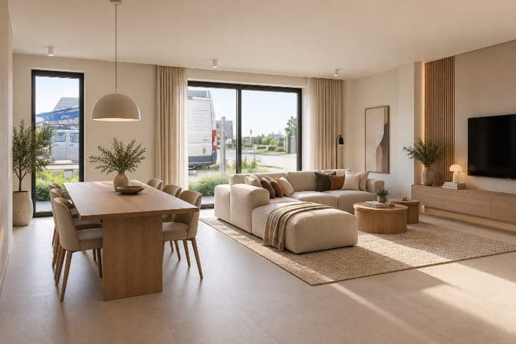 Halfopen woning in het centrum van Lievegem