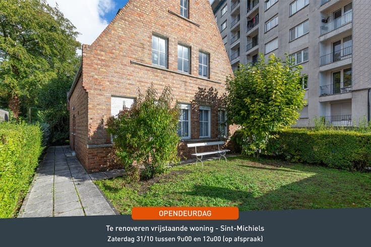 Charmante woning op een gegeerde locatie in Sint-Michiels...