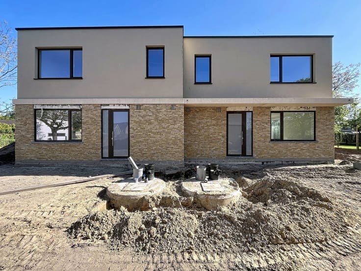 Semi-detached new-build house with 3 bedrooms, near Wetteren