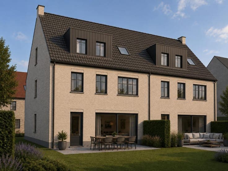 Semi-detached - Wezembeek-Oppem - 4 bedrooms - 289 m²