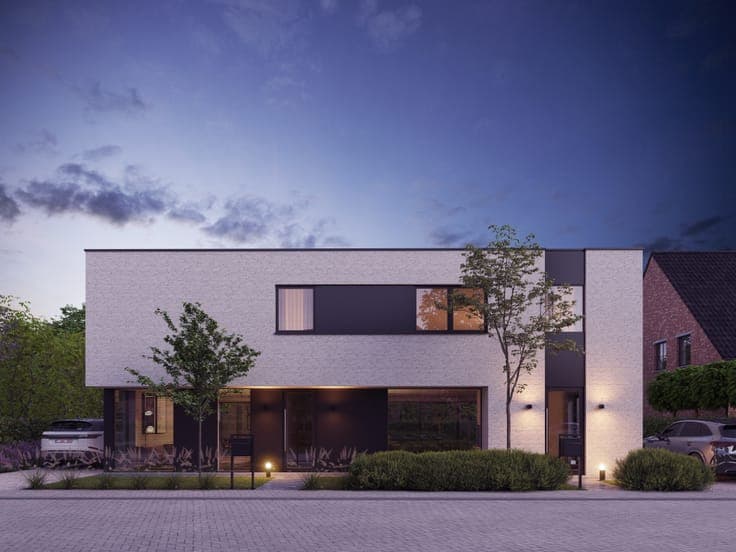 Moderne nieuw te bouwen woning Izegem, Half open - BTW 6%*