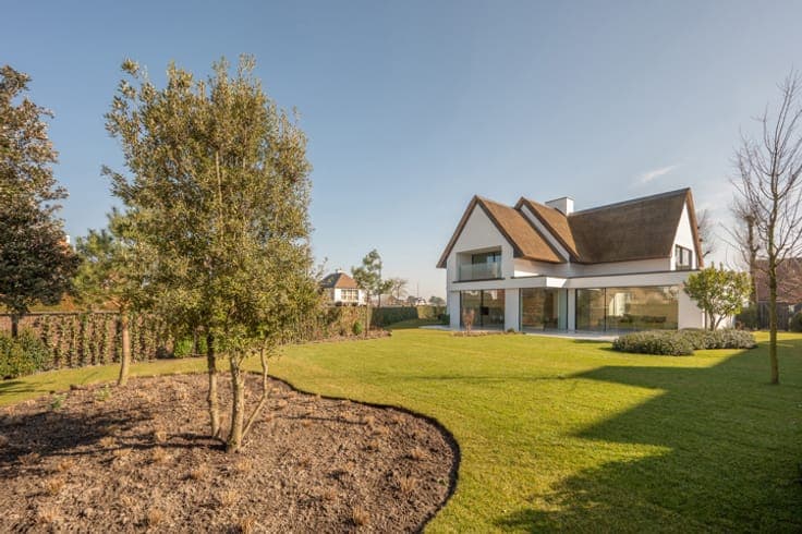 New build villa for sale Knokke beautiful views and bright