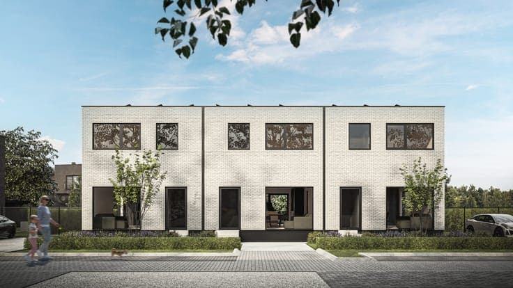 Afgewerkte energiepositieve (EPC -18) nieuwbouwwoning