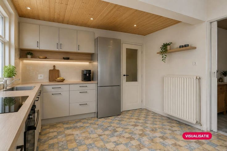 House with spacious sunny garden for sale in the center of K
