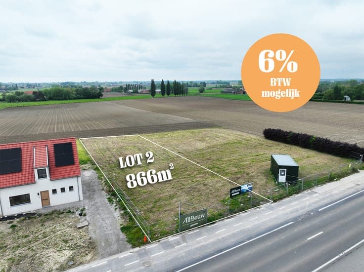 Tielt – moderne open bebouwing met 3 slaapkamers op 866 m...