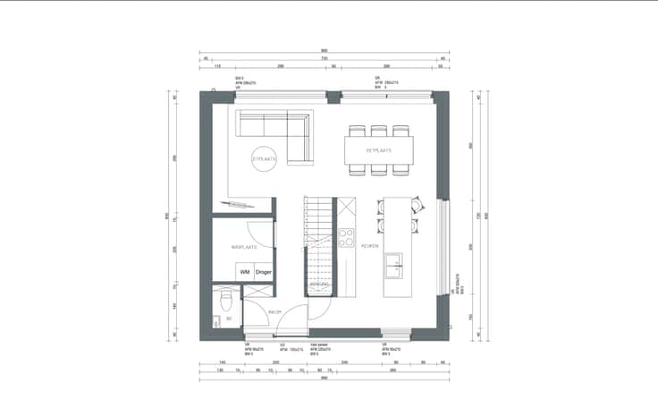Tielt – moderne open bebouwing met 3 slaapkamers op 866 m...