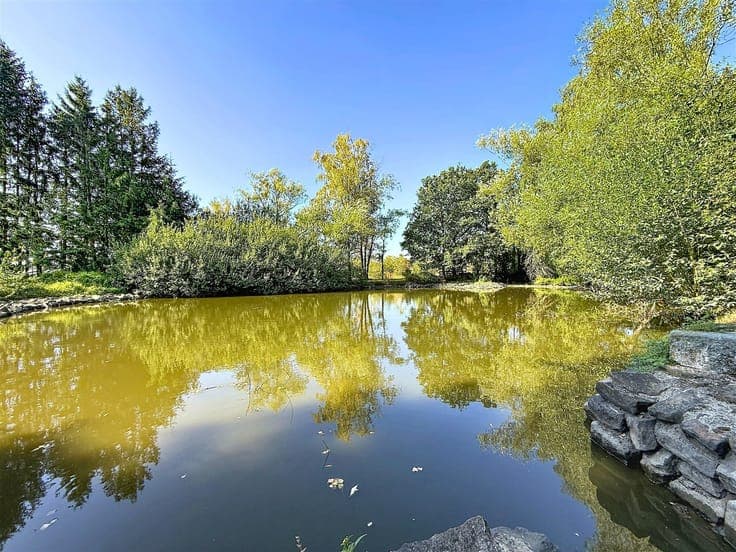 STUNNING PROPERTY WITH A POND ON NEARLY ONE HECTARE OF LAND