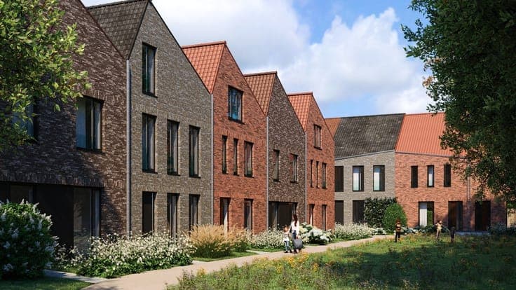 Beautiful residential project in the green