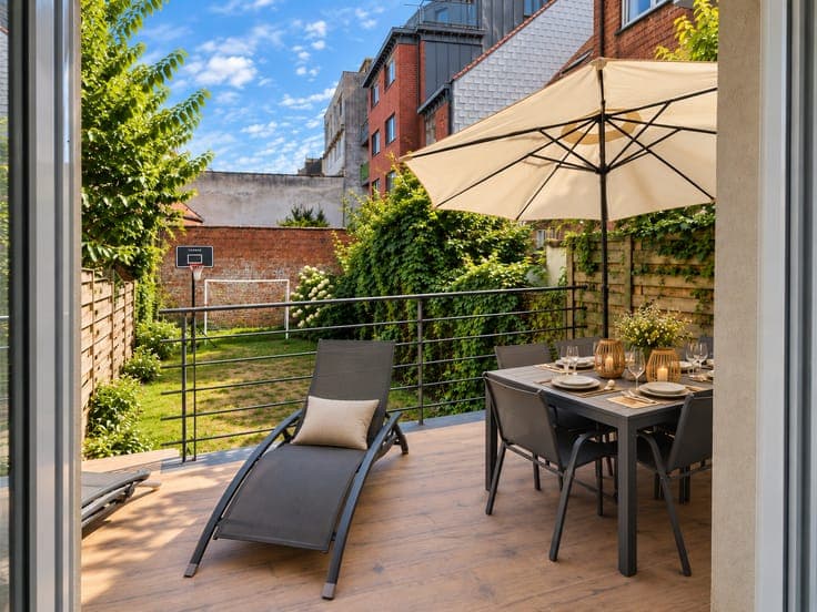 Family home – 3 to 4 bedrooms, terrace and garden