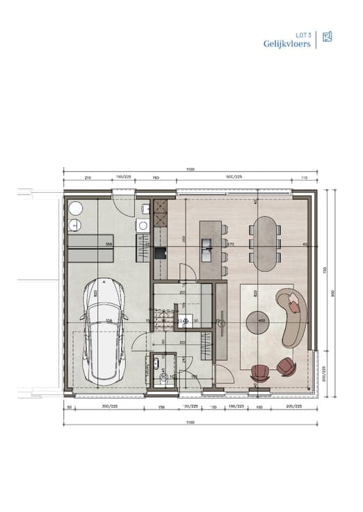 NIEUWBOUWWONING OP 821m2