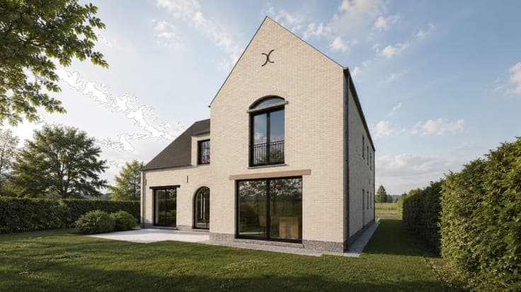 Prachtige nieuwbouwwoning in landelijke stijl op een rust...