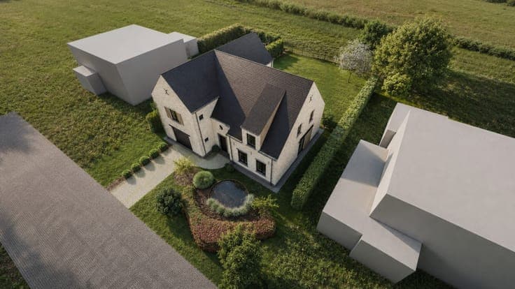 Prachtige nieuwbouwwoning in landelijke stijl op een rust...