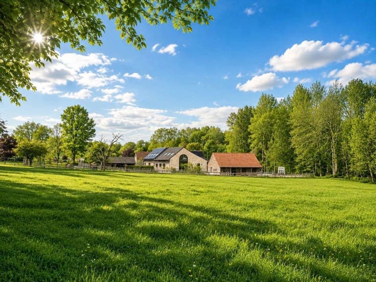 A characterful, renovated farmstead on 1ha28a in a short dis