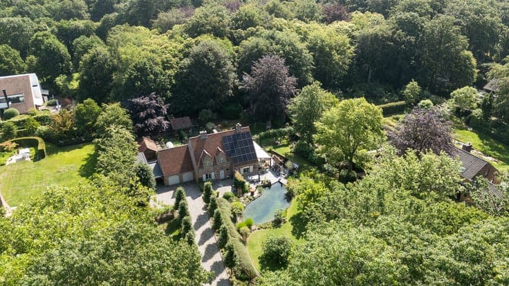 Beautiful home in greenery with swimming pond
