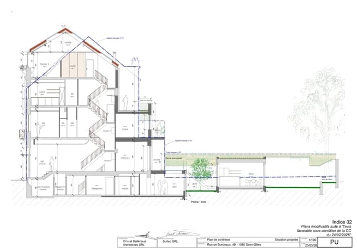 Saint-Gilles | Building with Permit for 3 Apartments