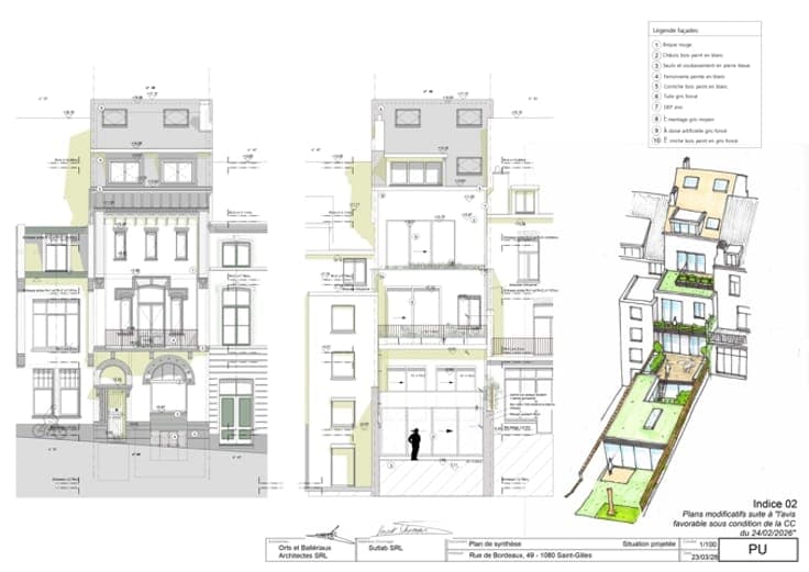 Saint-Gilles | Building with Permit for 3 Apartments