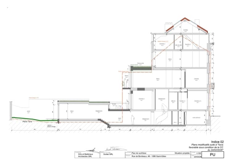 Saint-Gilles | Building with Permit for 3 Apartments