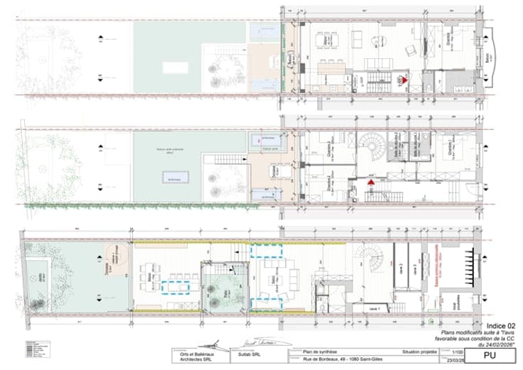 Saint-Gilles | Building with Permit for 3 Apartments