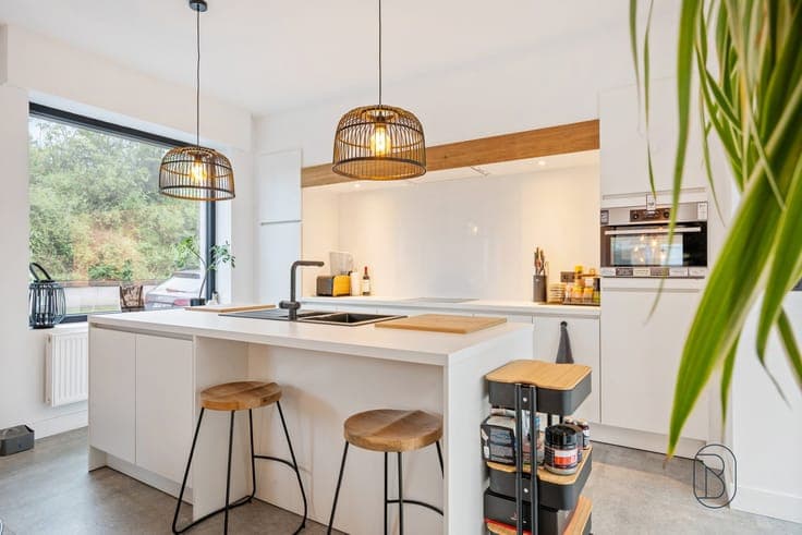 3-bedroom home with sunny outdoor spaces and a garage