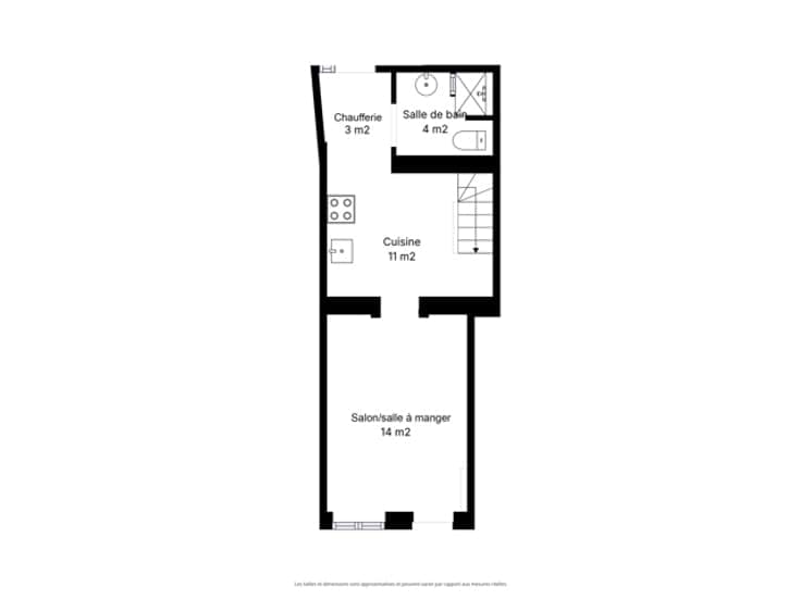 2-bedroom house with garden and terrace