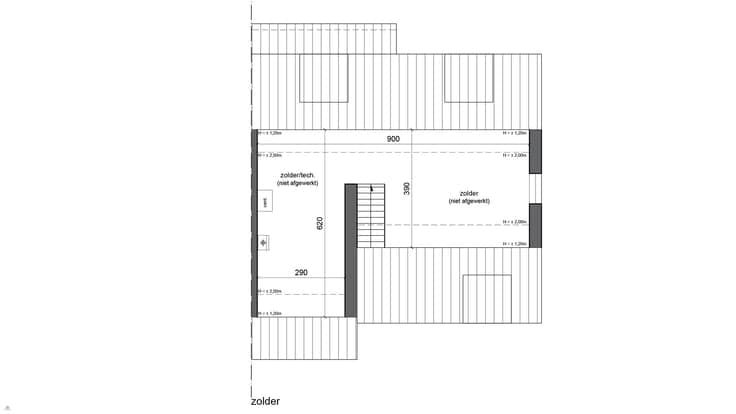 Nieuw te bouwen halfopen bebouwing te Outer