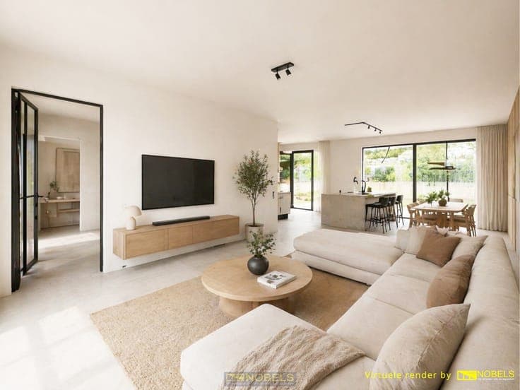 Te koop, strakke nieuwbouwwoning op landelijke ligging