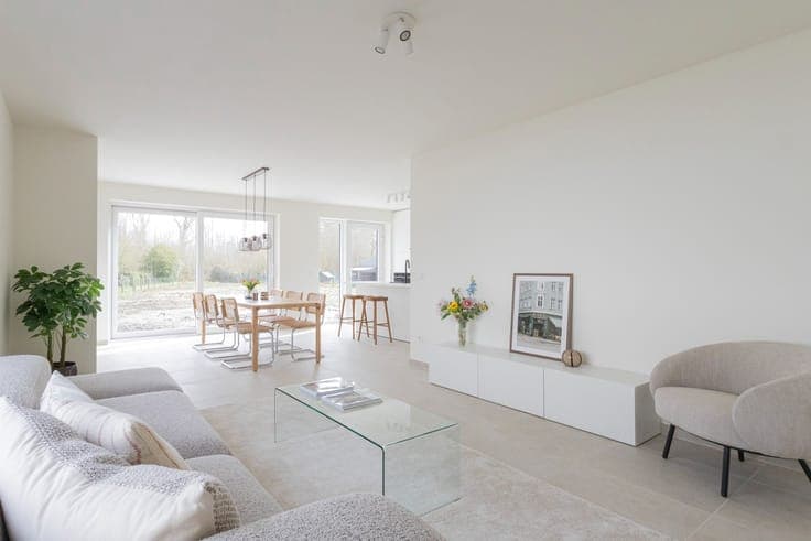 Energiezuinige halfopen nieuwbouwwoningen met inpandige g...