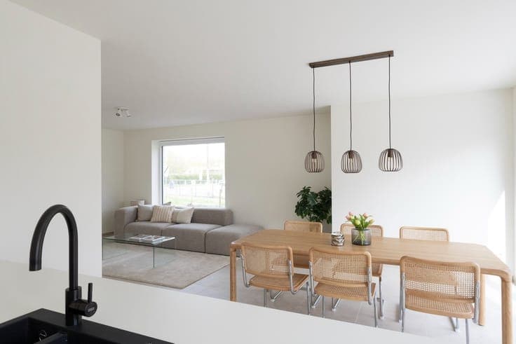 Energiezuinige halfopen nieuwbouwwoningen met inpandige g...