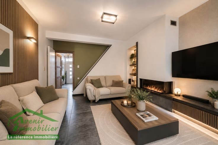 Maison lumineuse 2 chambres avec bureau et garage privatif