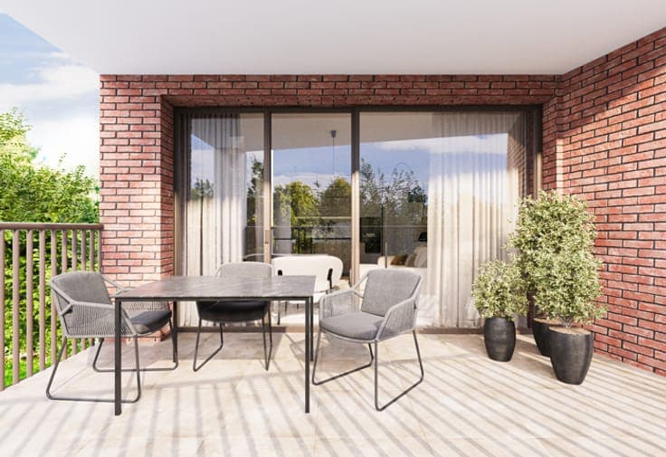 New project De Stip residential area of future Gentbrugge