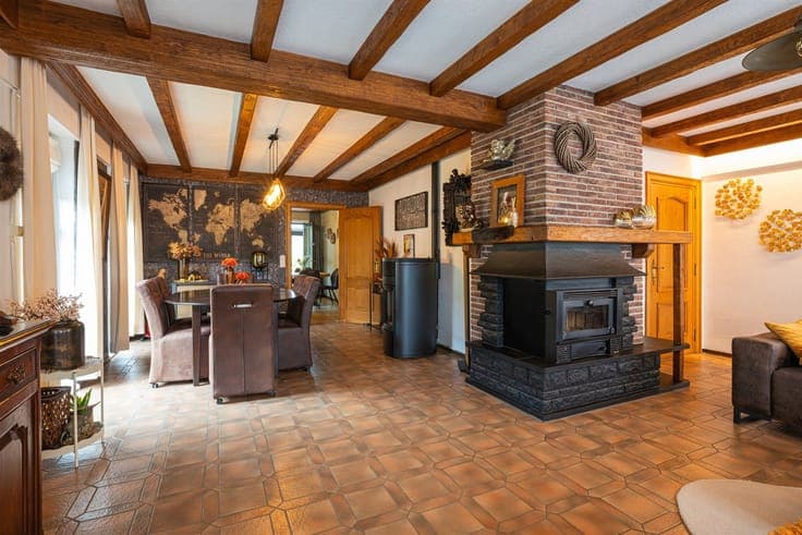 Move-in-ready home with a garage and a beautiful view of the