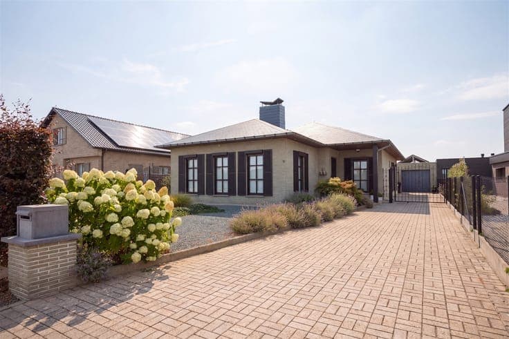Move-in-ready home with a garage and a beautiful view of the