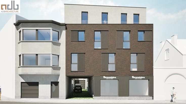 Mixed-use building with planning permission in Longdoz