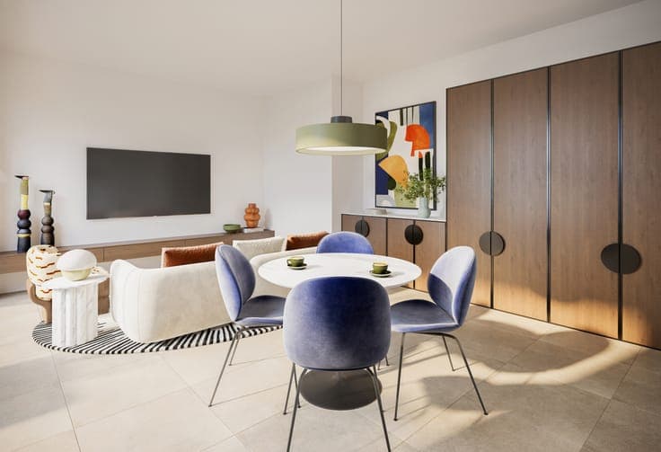 New project De Stip residential area of future Gentbrugge