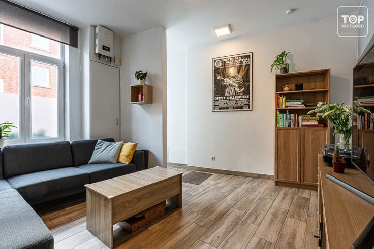 Energiezuinige woning met twee ruime slaapkamers in Gent