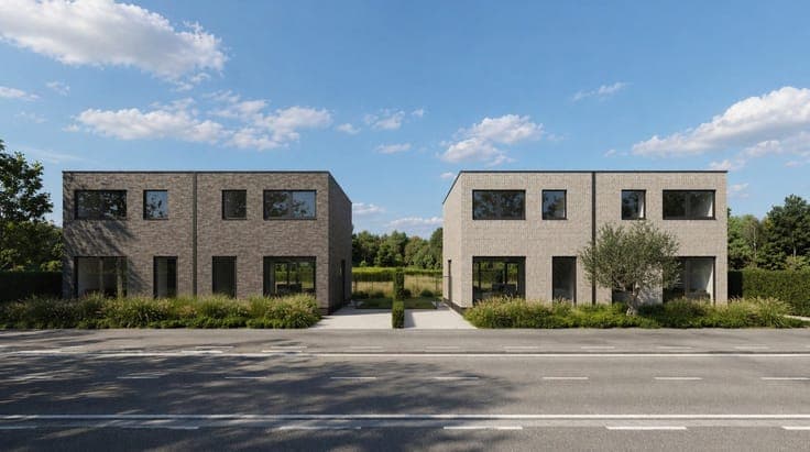 Afgewerkte energiepositieve (EPC -18) nieuwbouwwoning