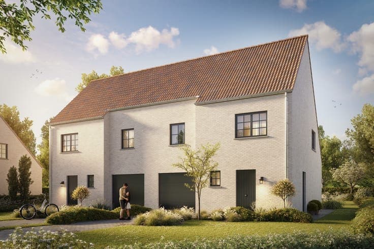 Energy-efficient new-build homes in a quiet location in O...