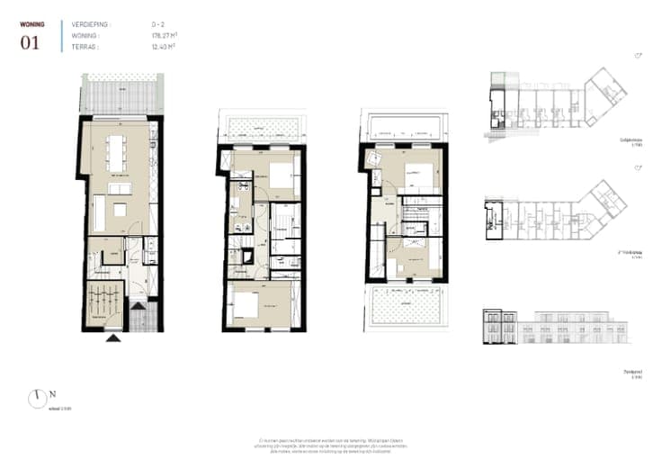 Oostakker (Gent), Pijphoekstraat - 'Amandine' - Fase 1: L...