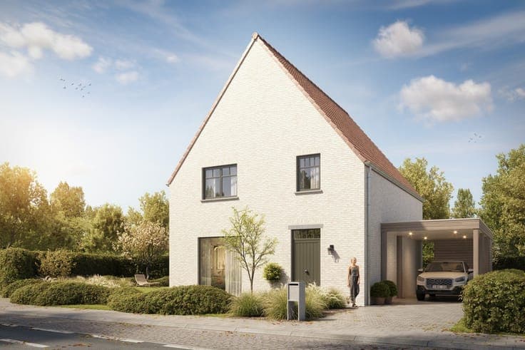 Detached new-build home near the center of Rumbeke