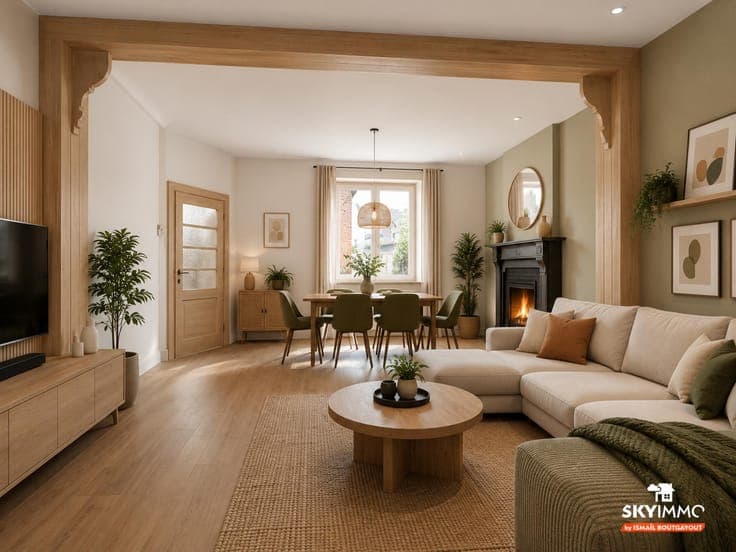 SUPERBE MAISON AVEC PROJET D'AGRANDISSEMENT - TERRASSE - 3F