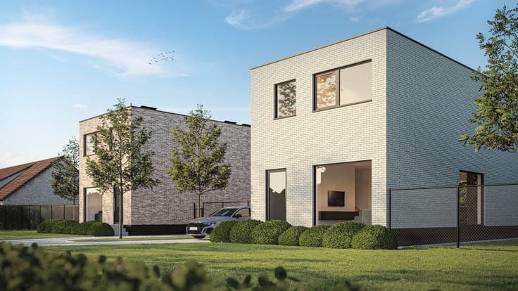 Afgewerkte energiepositieve (EPC -18) nieuwbouwwoning