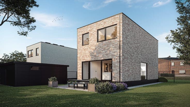 Afgewerkte energiepositieve (EPC -18) nieuwbouwwoning