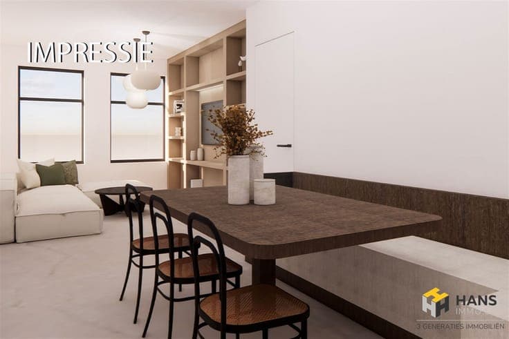 Spacious house (188 m²) with 5 bedrooms, 2 bathrooms and out