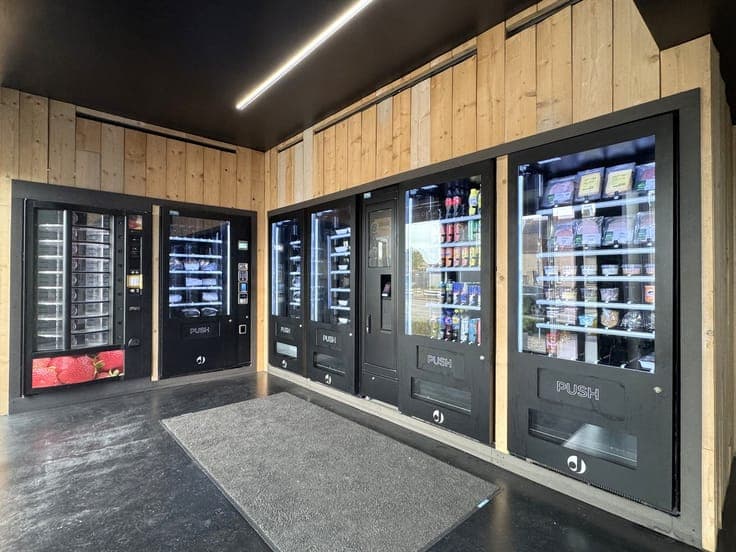 Trading house with vending shop, living accommodation, and
