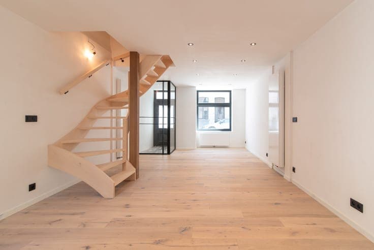 Thoroughly renovated city home with hip modern comfort.