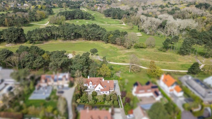 Villa for sale at Royal Zoute Golf with panoramic golf views