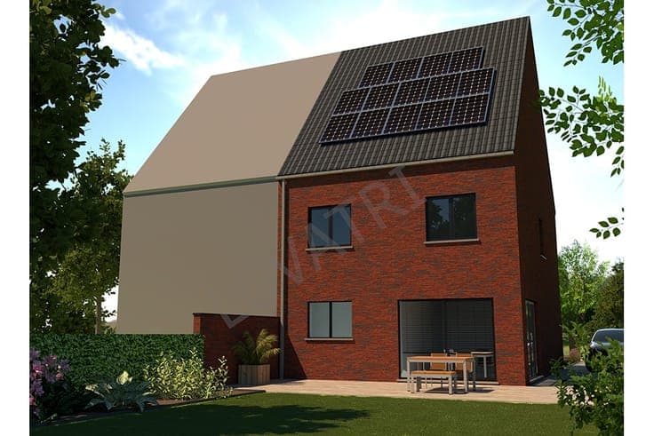 Newly built semi-detached home