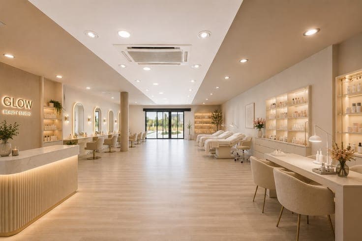 Versatile retail property with warehouse in a prime commerci