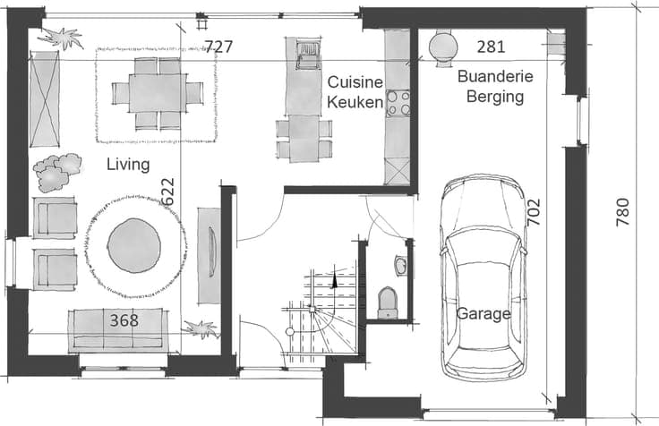 House in Andenne Vezin