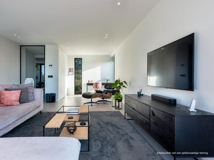 Moderne nieuw te bouwen half open bebouwing